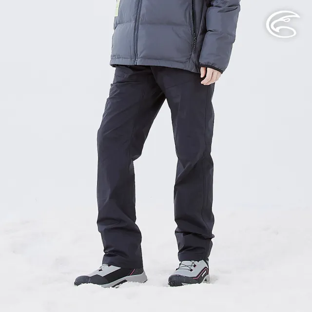 【ADISI】女防水防風透氣保暖長褲 AP2421027 黑色 S-2XL(內刷毛 防水透濕 超撥水)