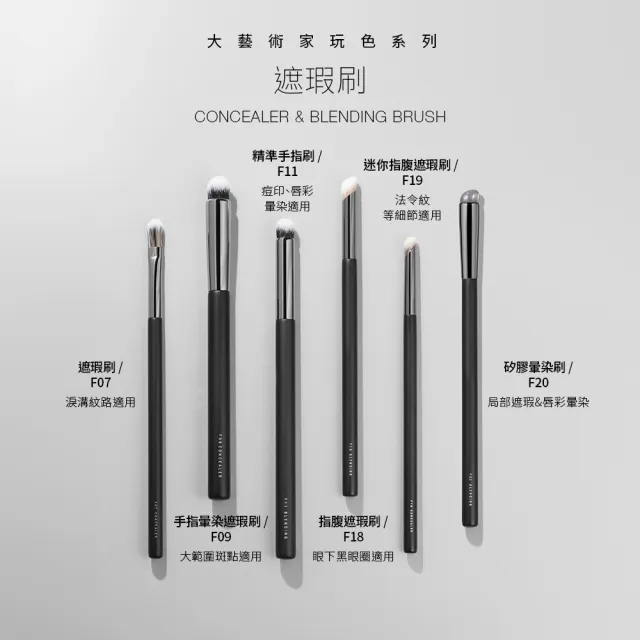 【Solone】指腹遮瑕刷/F18(新升級/大藝術家玩色系列刷具)