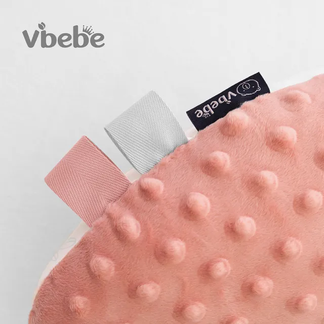 【Vibebe 官方直營】棉柔荳荳護頸枕(台灣製 頭頸支撐保護枕 護頸枕 推車枕 蝴蝶枕)