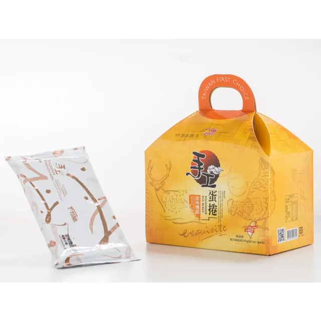 【福義軒】手工原味機能蛋捲(年菜年節禮盒 475g 奶蛋素)