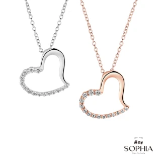 【蘇菲亞珠寶】9K金 戴瑞莎 鑽石項鍊