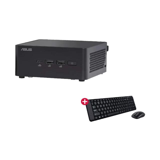 【ASUS 華碩】羅技鍵鼠組★Ultra 5迷你電腦(ROG NUC/Ultra 5-125H/16G/512GB SSD/W11)