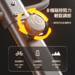 【X-BIKE】可折疊家用超靜音磁控健身車 MODEL X