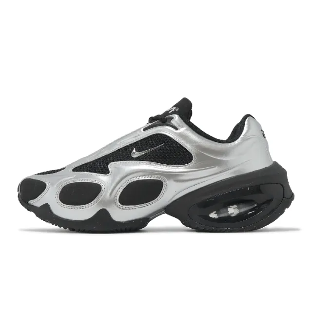 【NIKE 耐吉】休閒鞋 Wmns Air Max Muse 女鞋 男鞋 黑 銀 氣墊 厚底 增高(FV1920-001)