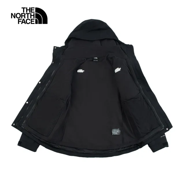 【The North Face】TNF 防水透氣抓絨內裡三合一外套 W SANGRO FLEECE TRICLIMATE-AP 女 黑(NF0A8CK3JK3)