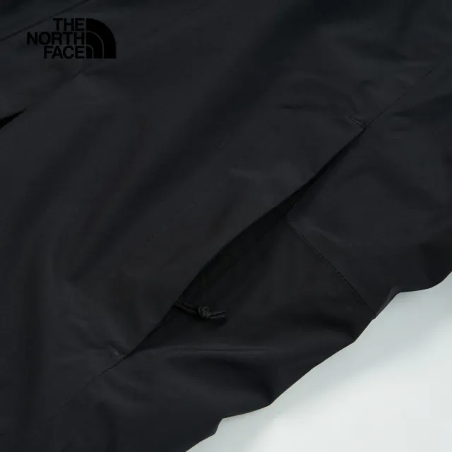 【The North Face】TNF 防水透氣抓絨內裡三合一外套 W SANGRO FLEECE TRICLIMATE-AP 女 黑(NF0A8CK3JK3)