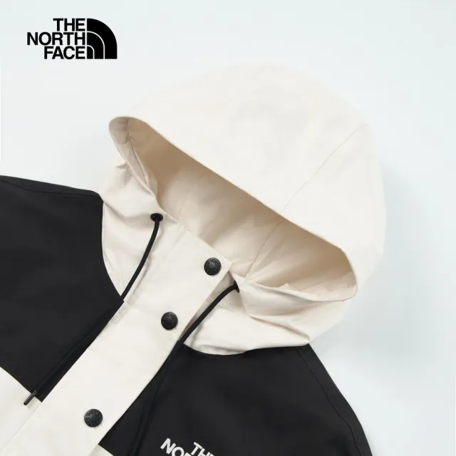【The North Face】TNF 北臉 北面 休閒 DryVent防水透氣衝鋒衣W REIGN ON JACKET-AP 女 米白(NF0A8DGKROU)