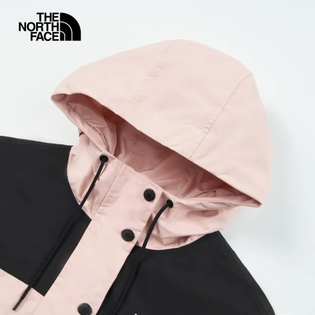 【The North Face】TNF 北臉 北面 休閒 DryVent防水透氣衝鋒衣 W REIGN ON JACKET-AP 女 粉(NF0A8DGKHZI)