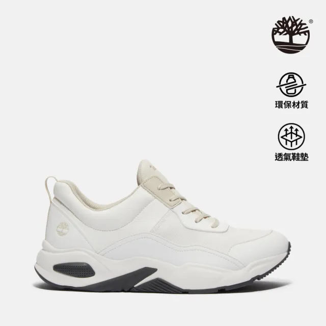 【Timberland】女款白色低筒休閒鞋(A4218100)