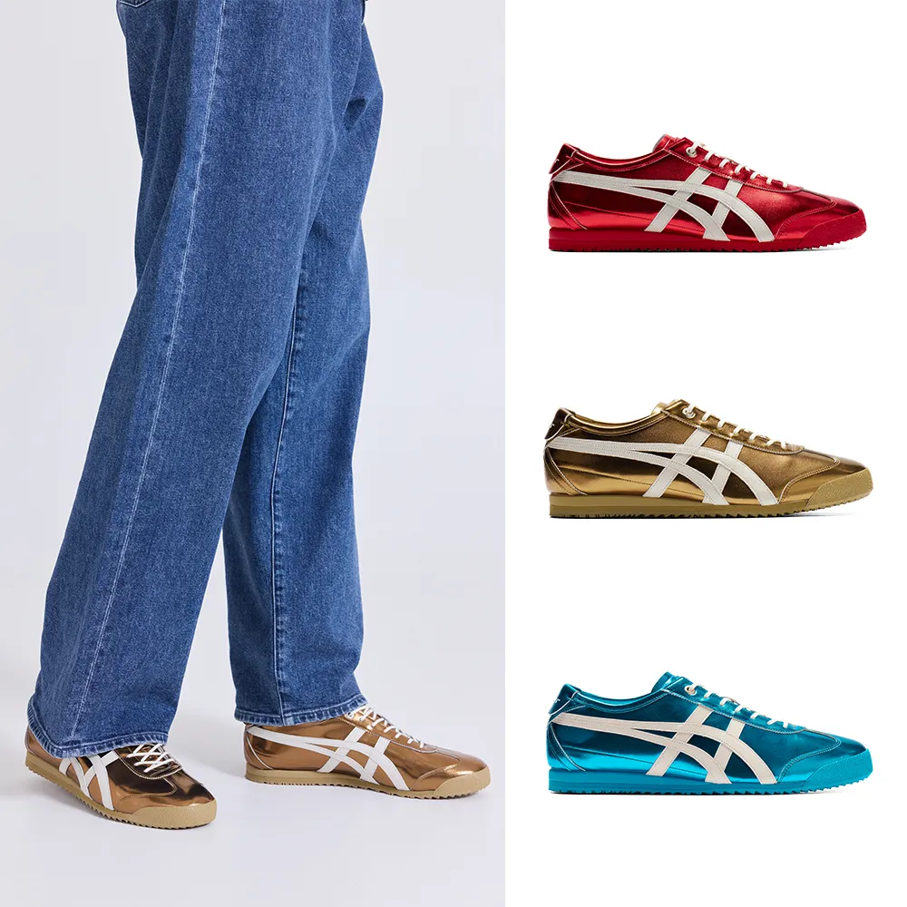 Onitsuka Tiger】鬼塚虎官方旗艦店金屬質感系列MEXICO 66 SD(1183C468