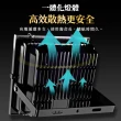 【禾統】300W增亮升級鋁殼款 LED智能光控太陽能感應燈(電量顯示 遙控定時 太陽能分體式壁燈 路燈 戶外照明)