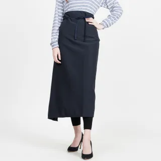 【GIAT 吉亞特】保暖厚刷毛防風萬用機能裙(台灣製MIT/機車裙/防寒裙/防曬)