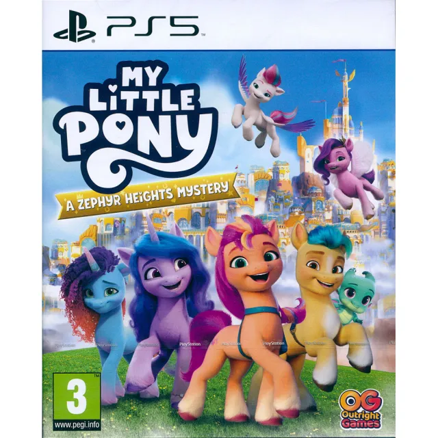 【SONY 索尼】PS5 彩虹小馬：微風高地之謎 My Little Pony A Zephyr Heights(中英日文歐版)
