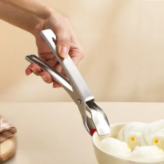 【FL 生活+】304不鏽鋼防滑鍋具防燙夾(取碗夾 隔熱鉗 取碗夾 防燙夾 止滑夾 夾盤器 隔熱夾 隔熱夾 防燙夾)