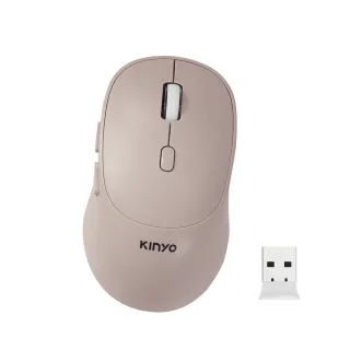 【KINYO】藍牙無線雙模靜音滑鼠(藍牙配對/USB接收器 GBM-1825)