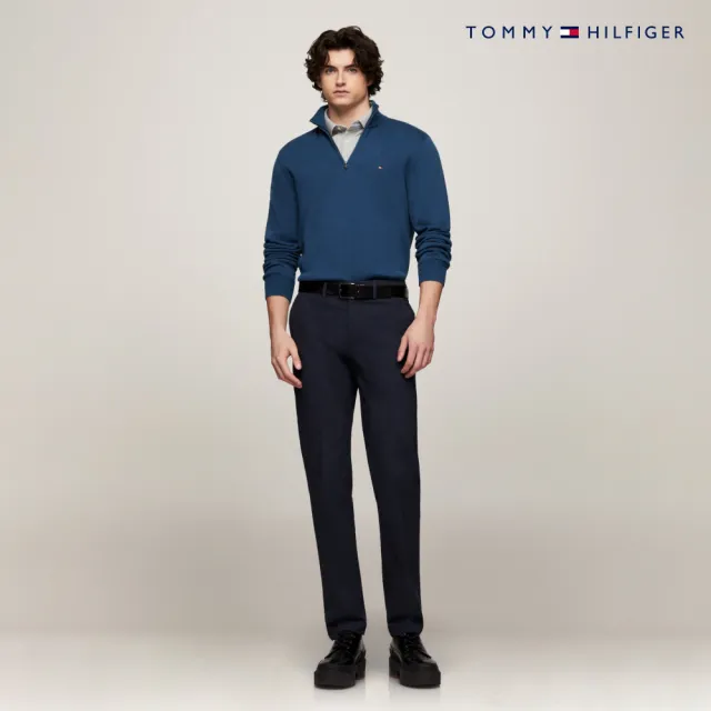 【TOMMY HILFIGER】官方旗艦館 彈力標準版型 Polo 衫_灰色