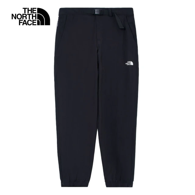 The North Face TNF 休閒 吸濕排汗涼感戶外徒步長褲 M TREKKER JOGGER-AP 男 黑(NF0A8CUBJK3)