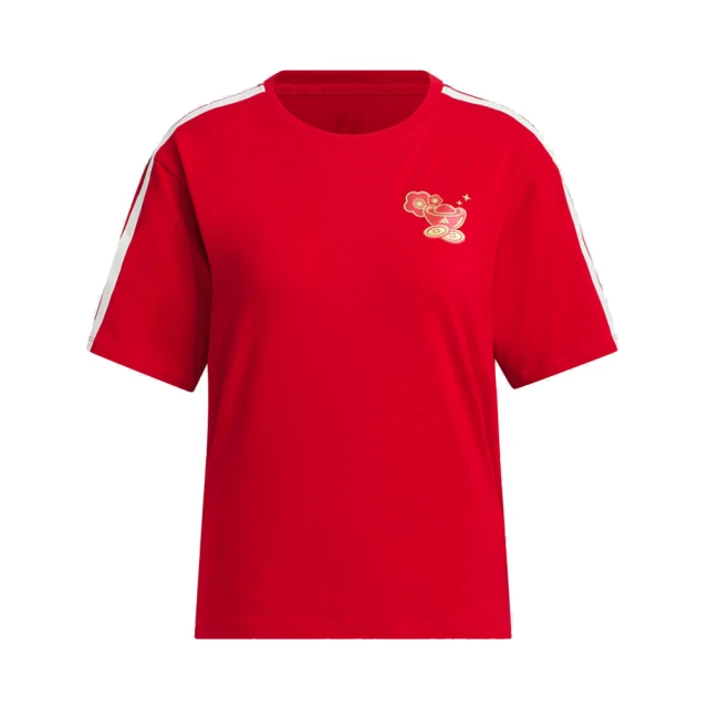 betty’s 貝蒂思 寬版壓紋喇叭五分袖T-shirt(駝