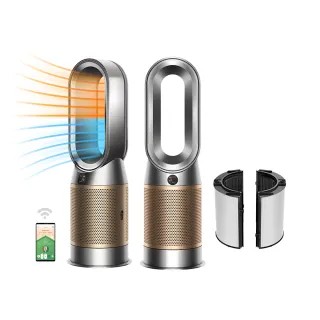 【dyson 戴森】Purifier Hot+Cool De-NOx HP12 三合一甲醛NOx偵測涼暖空氣清淨機(鎳金色)