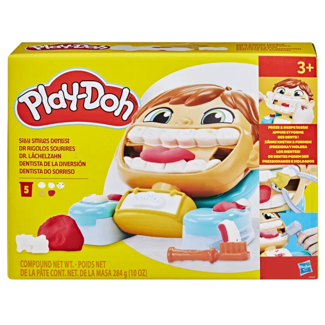 【PLAYDOH 培樂多】黏土系列(快樂小牙醫遊戲組)