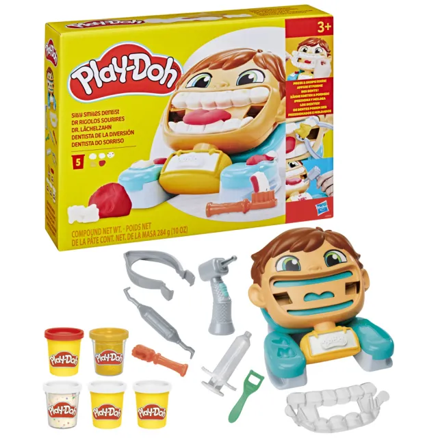 【PLAYDOH 培樂多】黏土系列(快樂小牙醫遊戲組)