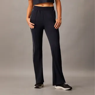 【CALVIN KLEIN】官方旗艦館 CK Sport Icon 經編喇叭運動褲_黑色