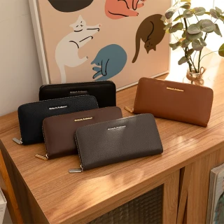 【金安德森】Gladys 牛皮拉鍊長夾(多款任選)