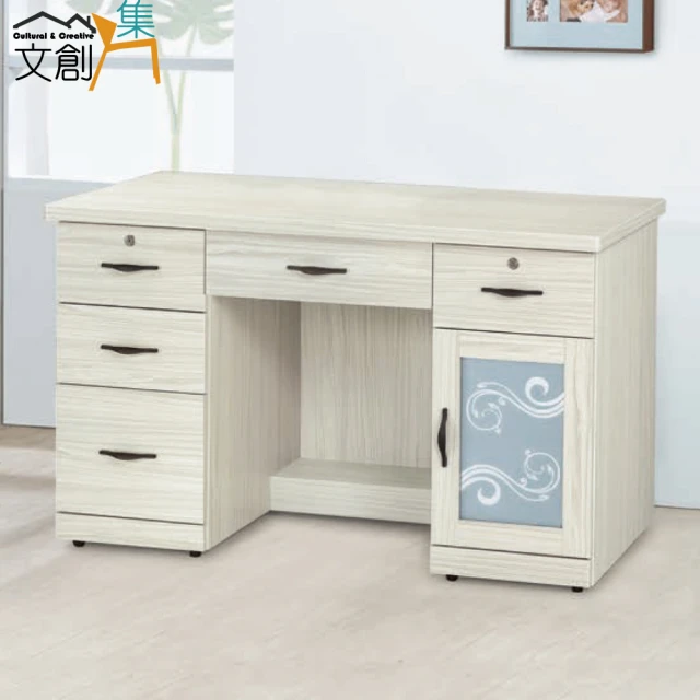 文創集 美滿3尺四抽書桌好評推薦