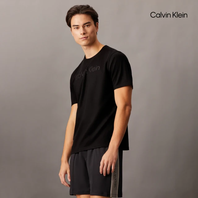 Calvin Klein 官方旗艦館 CK Sport Future 運動風標誌 T 恤_黑色