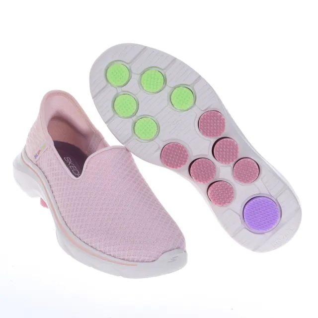 【SKECHERS】女鞋 健走系列 健走鞋 瞬穿舒適科技 GO WALK 7(125228LTPK)