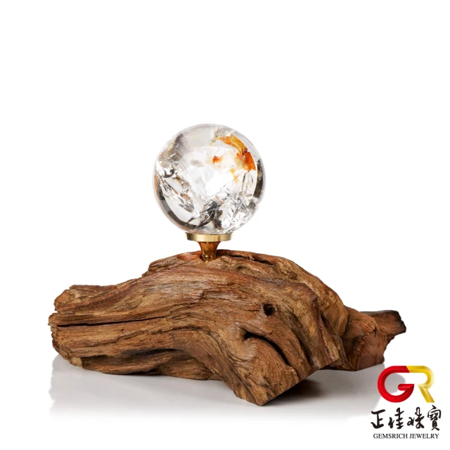 正佳珠寶 兔毛水晶 頂級幽靈兔毛 無事牌 42.3g 兔毛幽