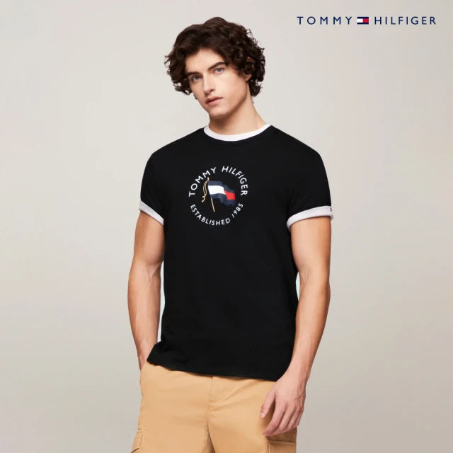 Tommy Hilfiger 官方旗艦館 標誌印花圓領 T 