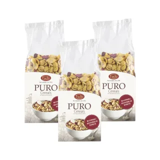 【Fuchs 福紅】蘋果穀物脆片 水果麥片300x3包(高纖無油烘培 義大利原裝進口)