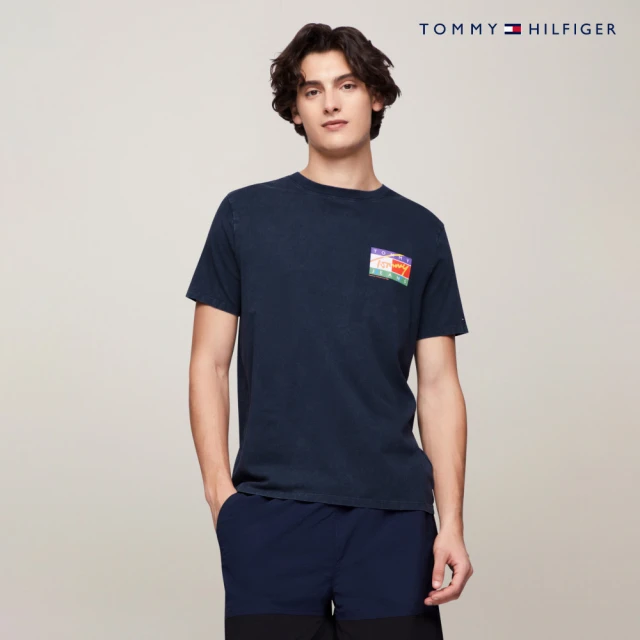 Tommy Hilfiger 官方旗艦館 標誌印花圓領 T 
