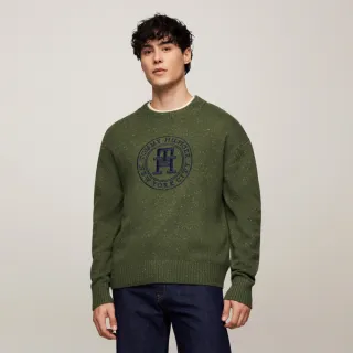 【TOMMY HILFIGER】官方旗艦館 Monogram Stamp Donegal 毛衣_多色