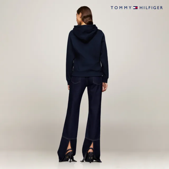 【TOMMY HILFIGER】官方旗艦館 現代 Monogram 標誌連帽衛衣_藍色