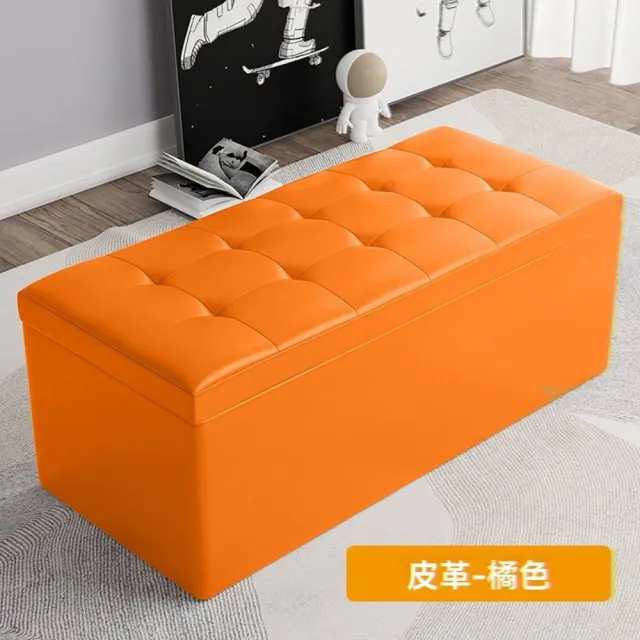 【咔哆咪家居】110*40*40cm皮革儲物凳(長凳 儲物凳 休息凳 長椅 小沙發 簡易沙發 等候椅 休閒椅 預購15天)
