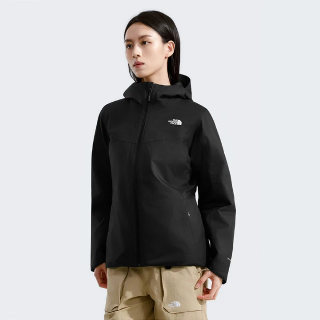 The North Face 北臉 外套 女 運動連帽外套 防潑水 三合一 W QUEST INSULATED 黑 NF0A8DF94H0