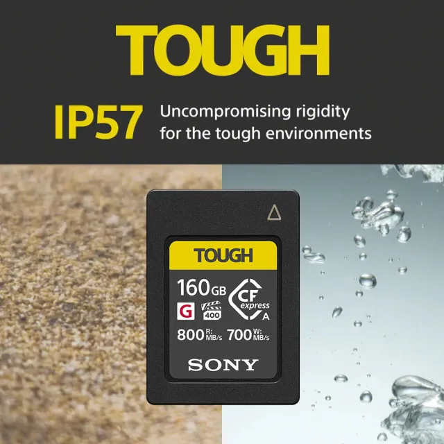 SONY 索尼】CEA-G160T 160G/GB 800MB/S CFexpress Type A TOUGH SONY 索尼】CEA-G160T 160G/GB 800MB/S CFexpress Type A TOUGH