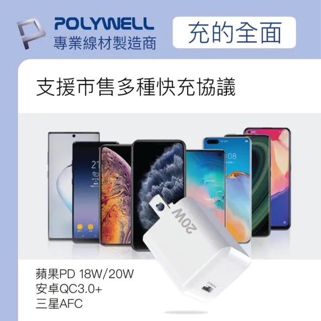 【SYU】一年保固 PD迷你快充頭 20W(BSMI認證 Type-C手機充電器 蘋果安卓適用)