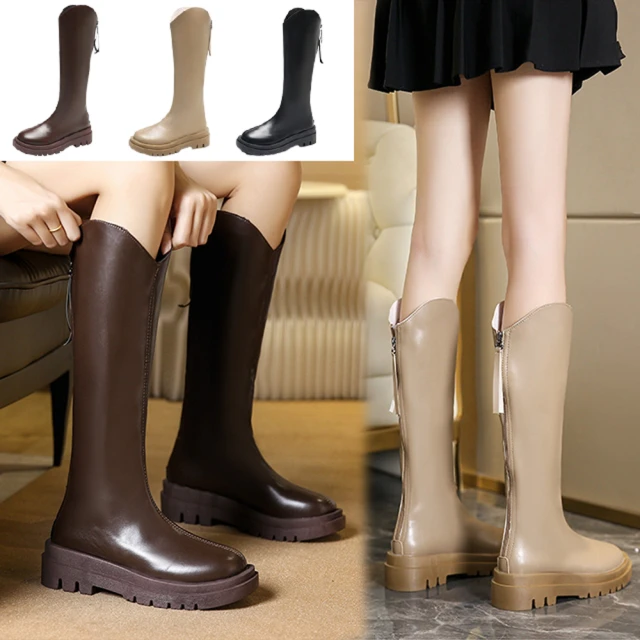 K.W. 現貨輕美學心動絕對中長筒靴(共2色 雨靴 馬丁靴 襪靴 切爾西靴)