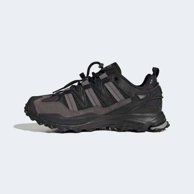 【adidas 愛迪達】Hyperturf 男 休閒鞋 運動 復古 三葉草 反光 耐磨 緩震 包覆 機能 黑 灰(GX2022)