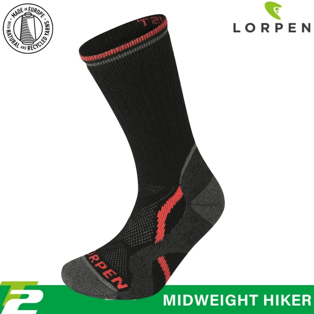 LorpenLorpen T2 女美麗諾羊毛健行襪 T2MWE(羊毛襪 登山襪 保暖透氣)