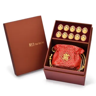 【點睛品】聚寶盆金元寶 黃金擺件