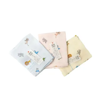 【KONTEX】日本製紗布巾方巾-3件組(100% 日本製)