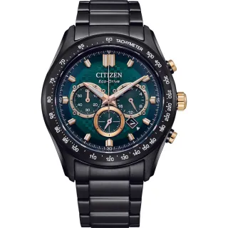 【CITIZEN 星辰】Chronograph急速賽車光動能計時手錶  禮物  手錶(CA4536-86X)