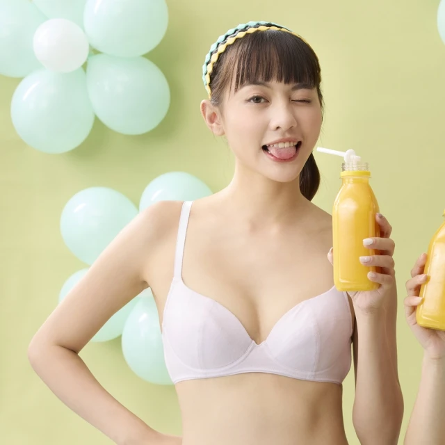 BeenTeen 嬪婷BeenTeen 嬪婷 學生系列-Q萌牛奶 D罩杯第三階段軟鋼圈內衣 BB2347L6(夢幻紫)