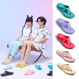 【母子鱷魚】-官方直營-馬拉松超跑y拖三代進階拖鞋(多色任選-男鞋女鞋)