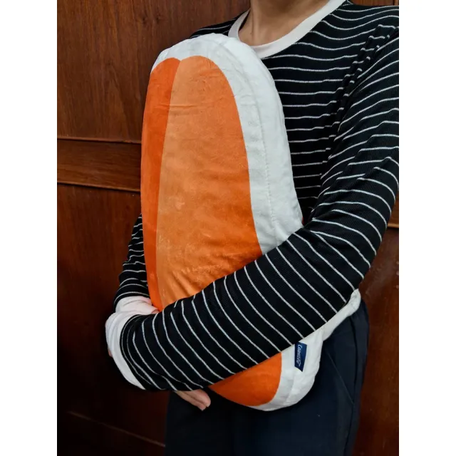 【Coastline海岸鮮物】Coastline海岸鮮物水貂絨烏魚子靠枕(水貂絨材質觸感極佳 烏魚子文創小物)