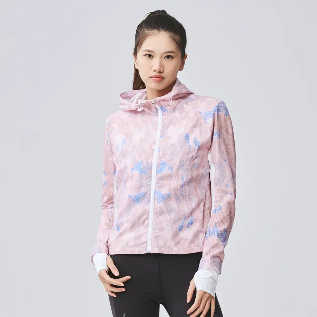 【BATIS 巴帝斯】24SS 女異材拼接連帽印花外套-女-二色